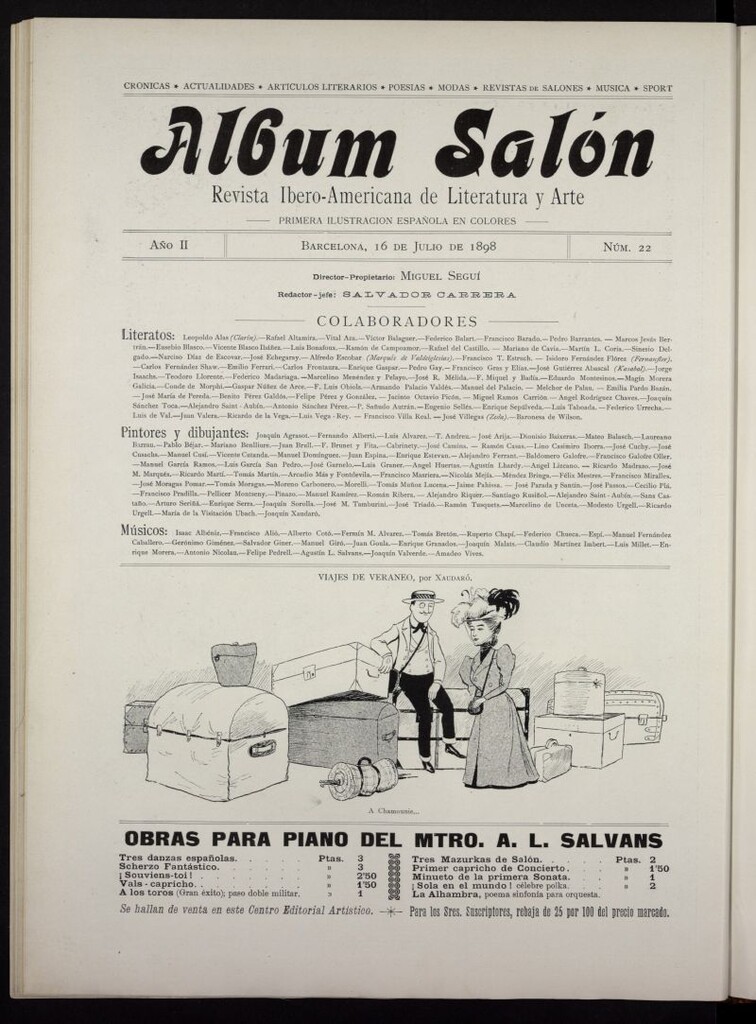 Miniatura de Album Salón del 16 de julio de 1898, nº 22