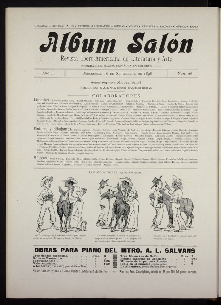 Miniatura de Album Salón del 16 de septiembre de 1898, nº 26