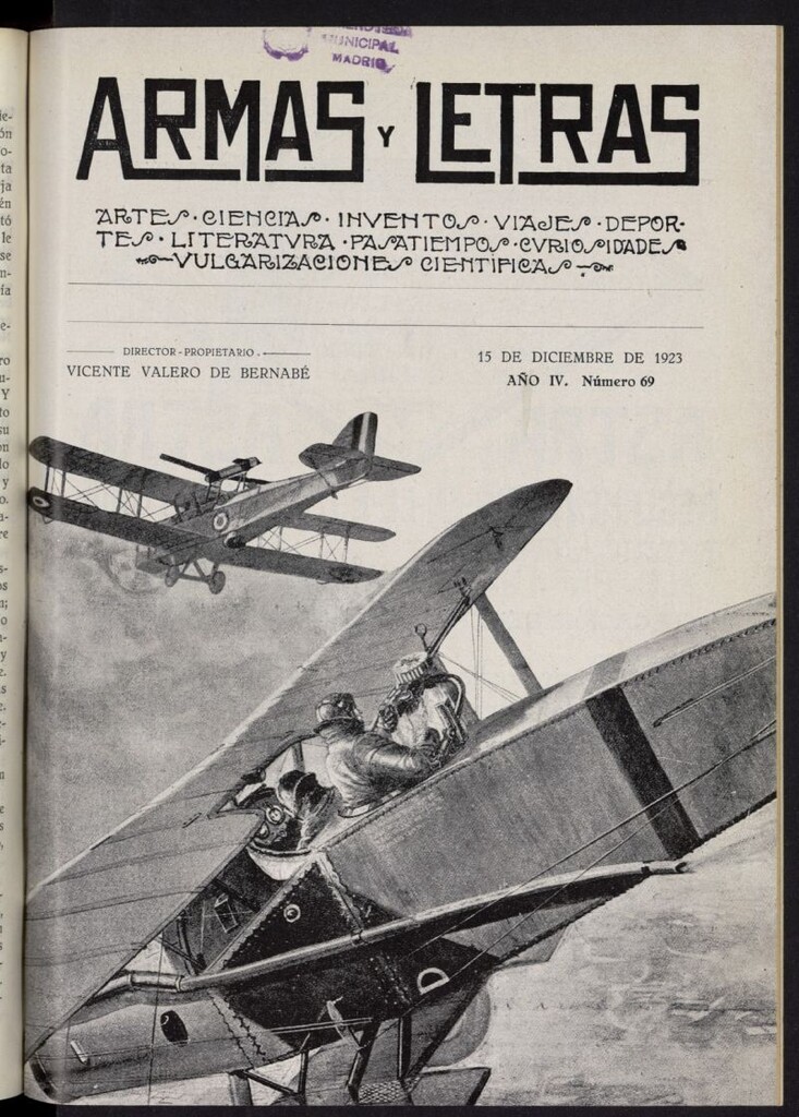Miniatura de Armas y Letras: revista mensual ilustrada del 15 de diciembre de 1923, nº 69