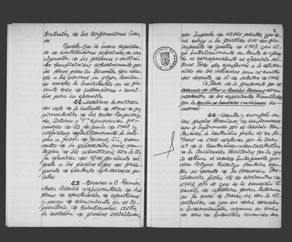 Miniatura de Actas de acuerdos del Ayuntamiento. Tomo 973 del año 1968 (9 agosto a 9 octubre)