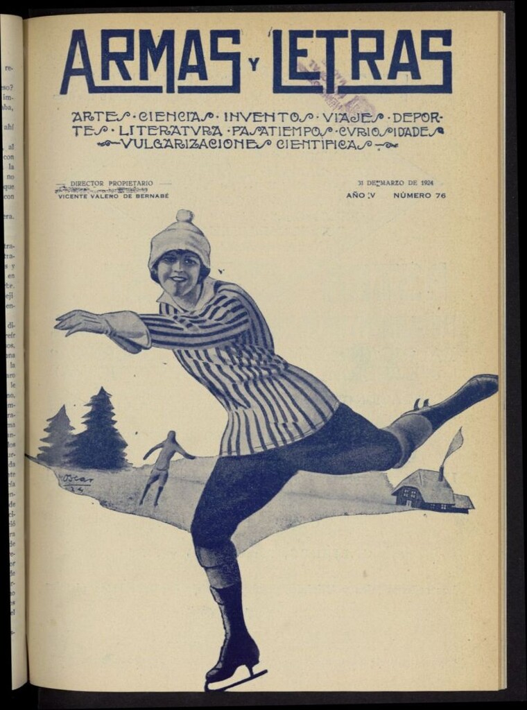 Miniatura de Armas y Letras: revista mensual ilustrada del 31 de marzo de 1924, nº 76
