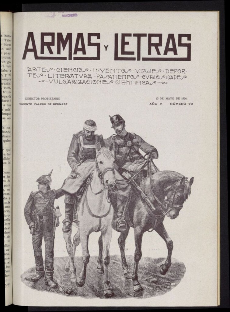 Miniatura de Armas y Letras: revista mensual ilustrada del 15 de mayo de 1924, nº 79