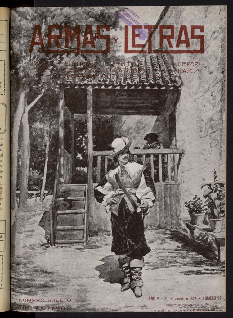 Miniatura de Armas y Letras: revista mensual ilustrada del 30 de noviembre de 1924, nº 92