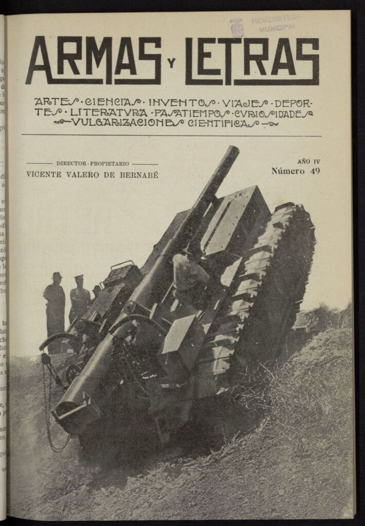 Miniatura de Armas y Letras: revista mensual ilustrada del 30 de enero de 1923, nº 49