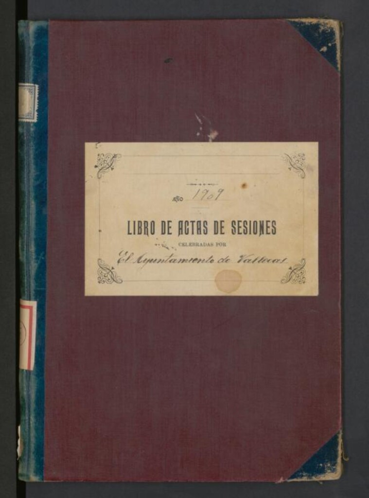 Miniatura de Ayuntamiento de Vallecas: Libro de actas del Ayuntamiento de las sesiones celebradas correspondientes al año 1909