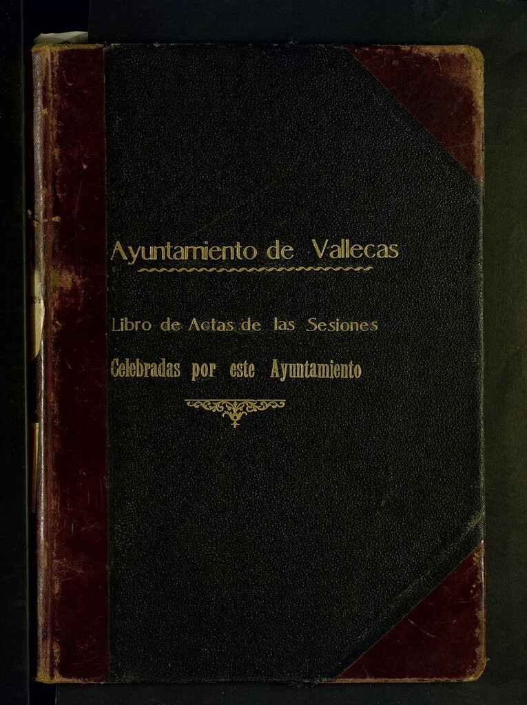 Miniatura de Ayuntamiento de Vallecas. Libro de Actas  de las sesiones celebradas por el Pleno.