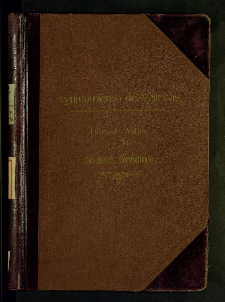 Miniatura de Ayuntamiento de Vallecas. Libros de Actas de la Comisión Permanente.