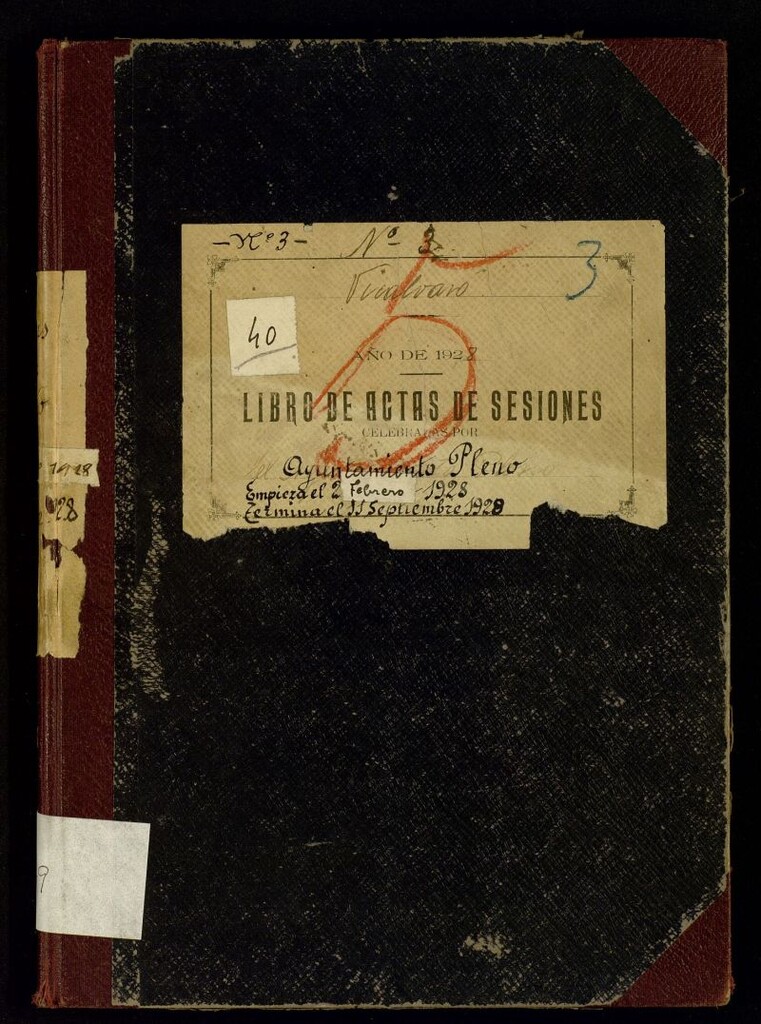 Miniatura de Libros de Actas Ayto. Vicálvaro. 779. Del 2 de febrero al 11 de septiembre de 1928