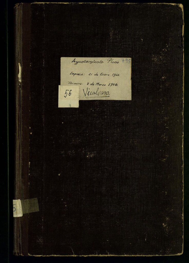 Miniatura de Libros de Actas Ayto. Vicálvaro. 795 (Actas de Plenos).