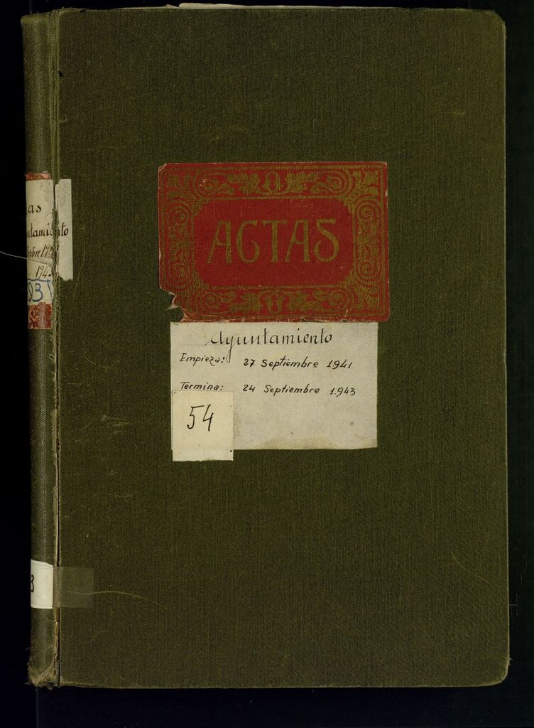 Miniatura de Libros de Actas Ayto. Vicálvaro. 793 (Actas Ayto.).