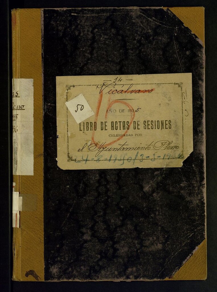 Miniatura de Libros de Actas Ayto. Vicálvaro. 789 (Actas Sesiones).