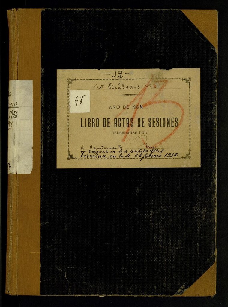 Miniatura de Libros de Actas Ayto. Vicálvaro. 787 (Actas Sesiones).