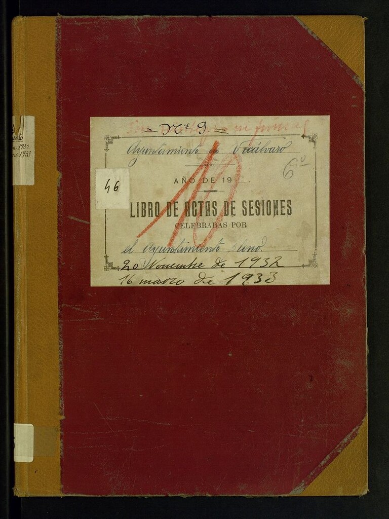 Miniatura de Libros de Actas Ayto. Vicálvaro. 785 (Actas Sesiones).