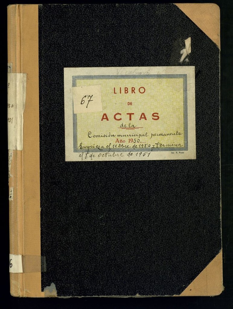 Miniatura de Libros de Actas Ayto. Vicálvaro. 806 (Comisión  Permanente)