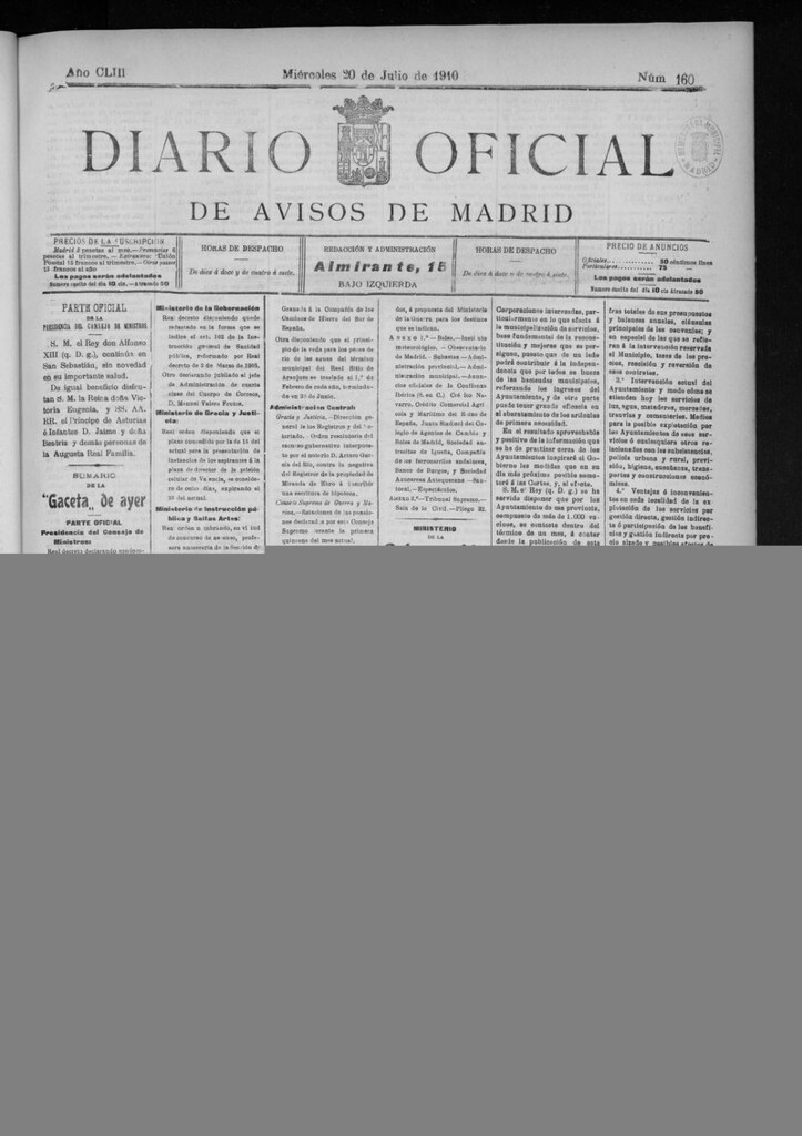Miniatura de Boletín Oficial del Ayuntamiento de Madrid del 20 de diciembre de 1948, nº 2707