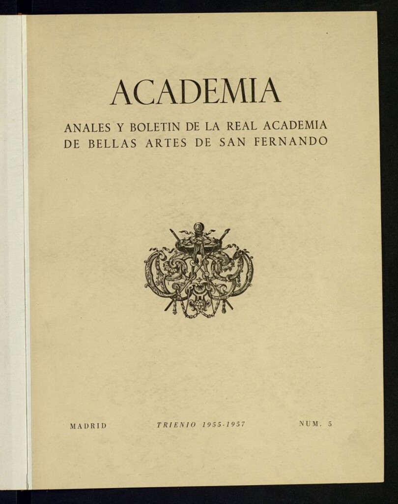 Miniatura de BOLETIN de la Real Academia de Bellas Artes de San Fernando