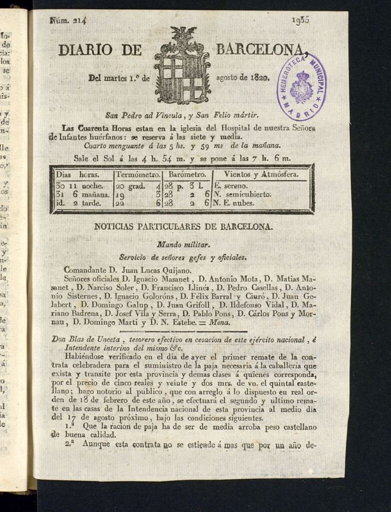Miniatura de Boletín Oficial del Canal de Isabel II del 1 de septiembre de 1911, nº 98