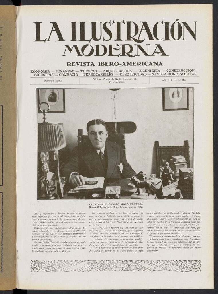 Miniatura de La Ilustración Moderna Ibero-Americana de 1929, nº 20