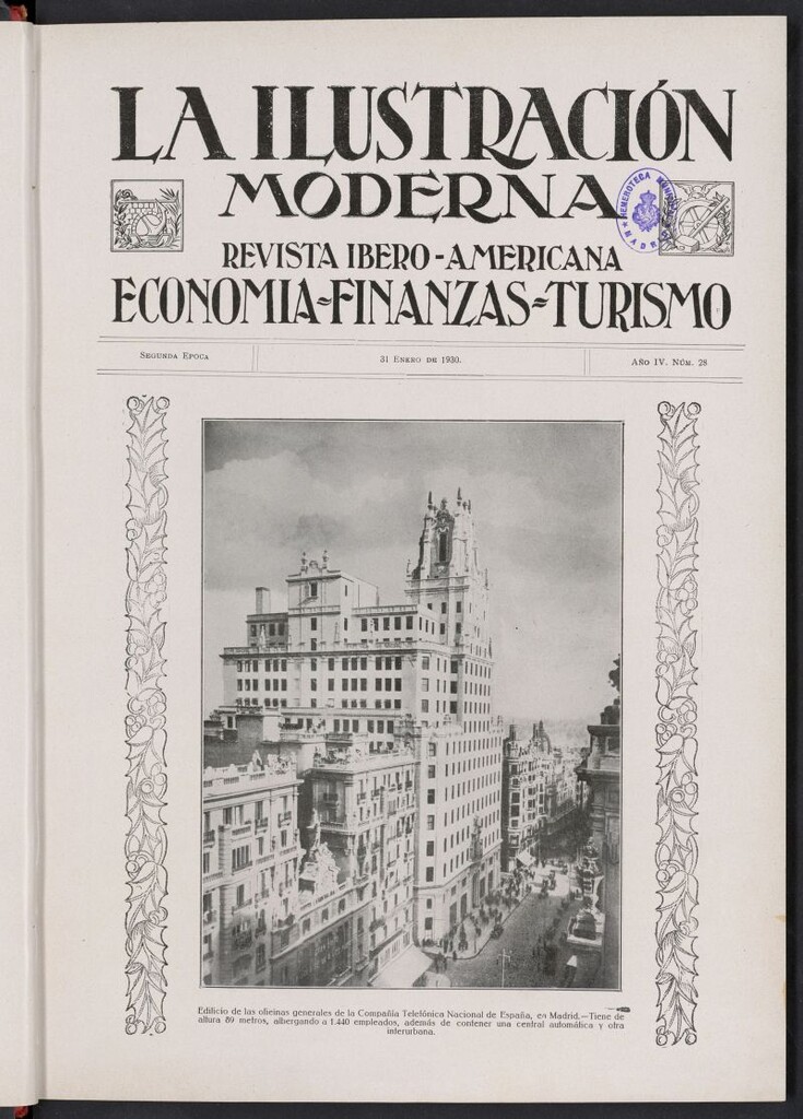 Miniatura de La Ilustración Moderna Ibero-Americana del 31 de enero de 1930, nº 28
