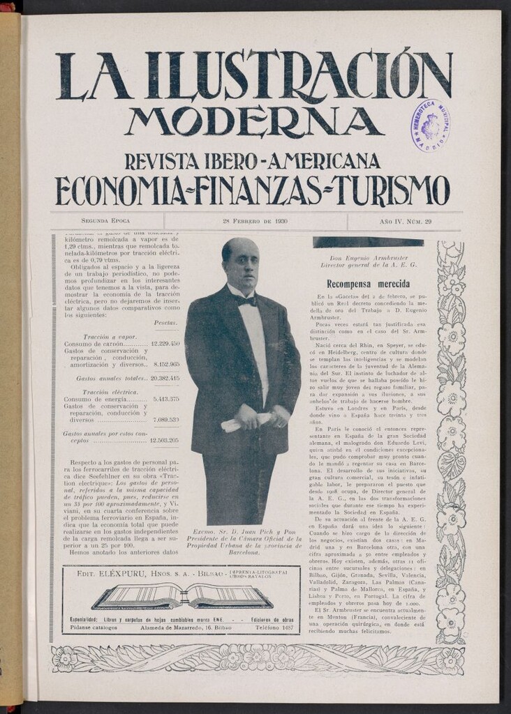 Miniatura de La Ilustración Moderna Ibero-Americana del 28 de febrero de 1930, nº 29