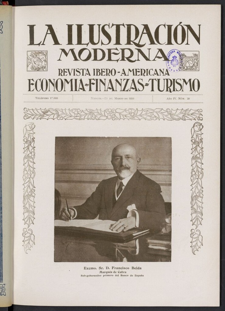 Miniatura de La Ilustración Moderna Ibero-Americana del 20 de marzo de 1930, nº 30