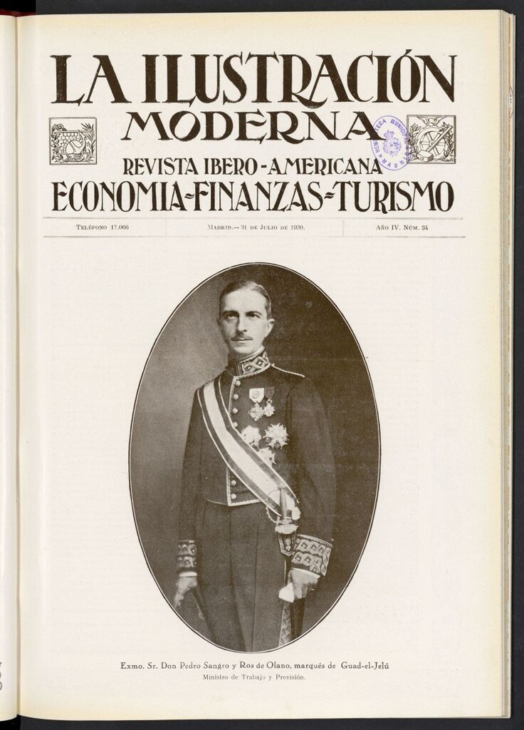 Miniatura de La Ilustración Moderna Ibero-Americana del 31 de julio de 1930, nº 34