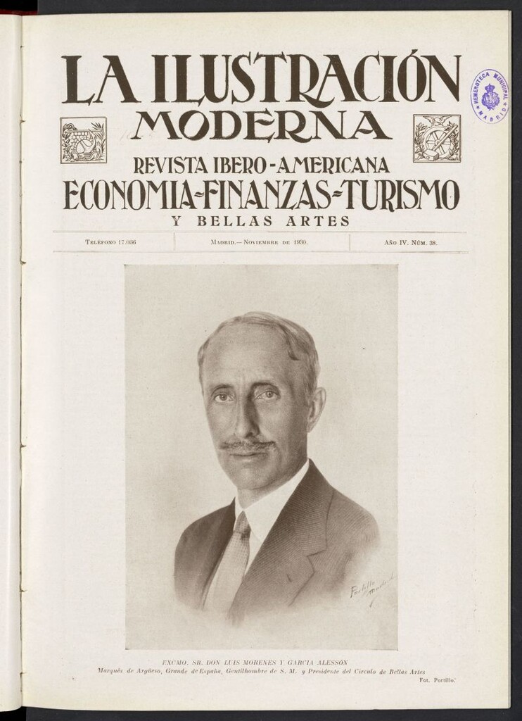 Miniatura de La Ilustración Moderna Ibero-Americana de noviembre de 1930, nº 38