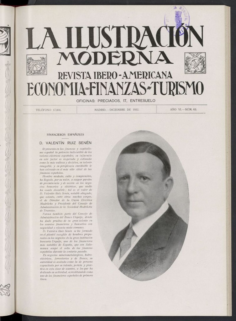 Miniatura de La Ilustración Moderna Ibero-Americana de diciembre de 1932, nº 63