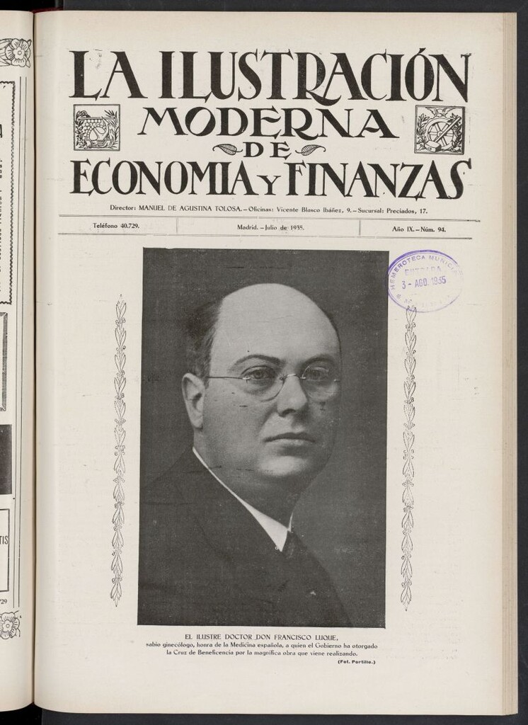 Miniatura de La Ilustración Moderna Ibero-Americana de julio de 1935, nº 94