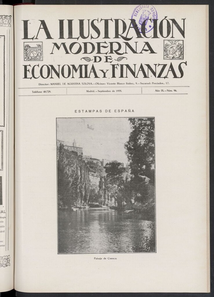 Miniatura de La Ilustración Moderna Ibero-Americana de septiembre de 1935, nº 96