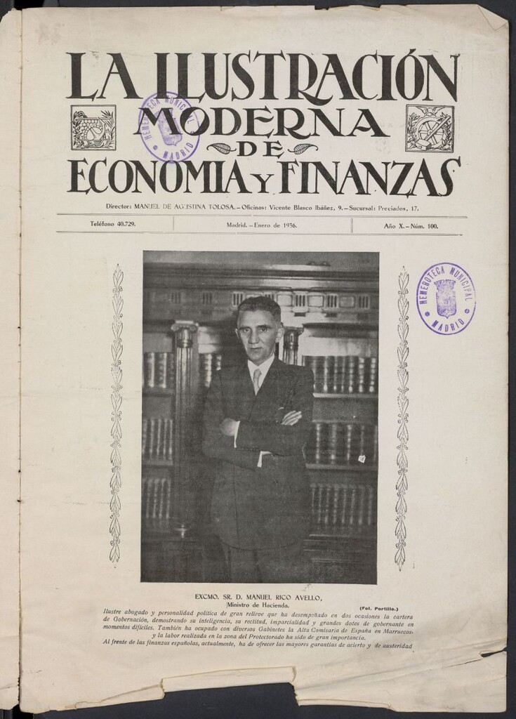 Miniatura de La Ilustración Moderna Ibero-Americana de enero de 1936, nº 100