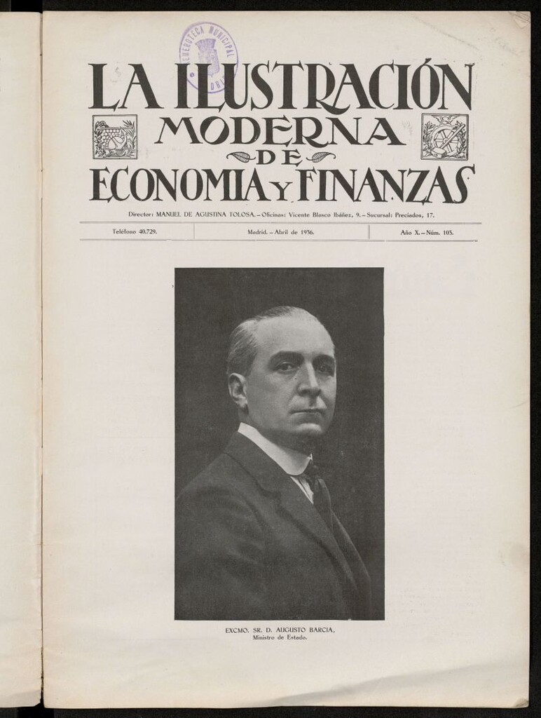 Miniatura de La Ilustración Moderna Ibero-Americana de abril de 1936, nº 103