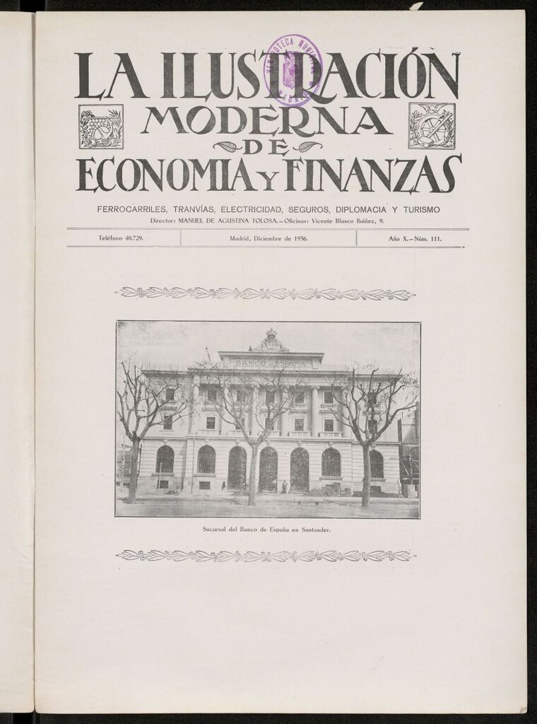 Miniatura de La Ilustración Moderna Ibero-Americana de diciembre de 1936, nº 111