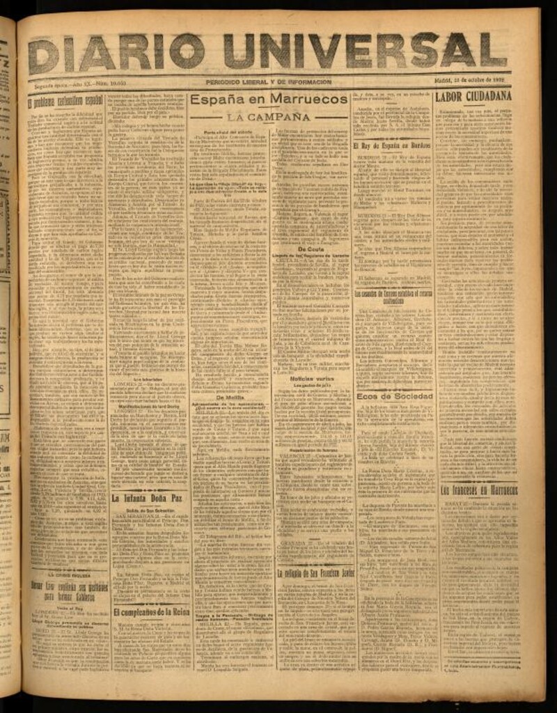 Miniatura de La Gaceta Literaria : ibérica, americana, internacional del 15 de noviembre de 1929, nº 70