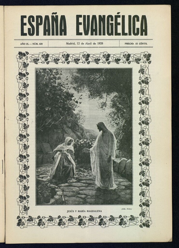 Miniatura de España Evangélica del 12 de abril de 1928, nº 429