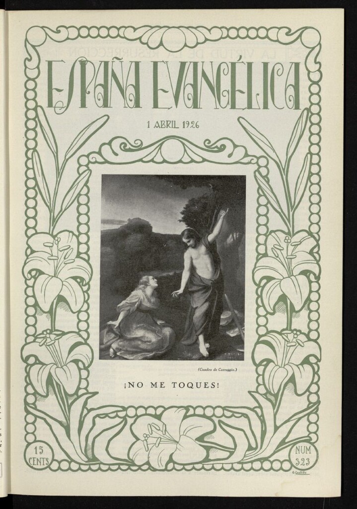 Miniatura de España Evangélica del 1 de abril de 1926, nº 323