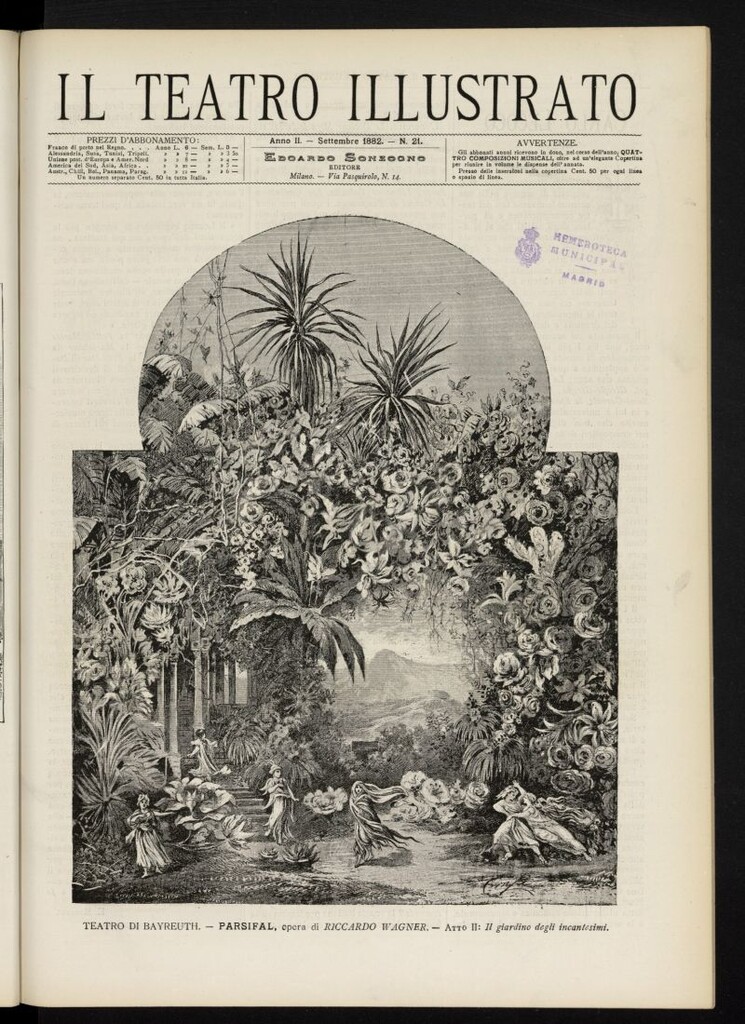 Miniatura de Il Teatro illustrato de septiembre de 1882, nº 21