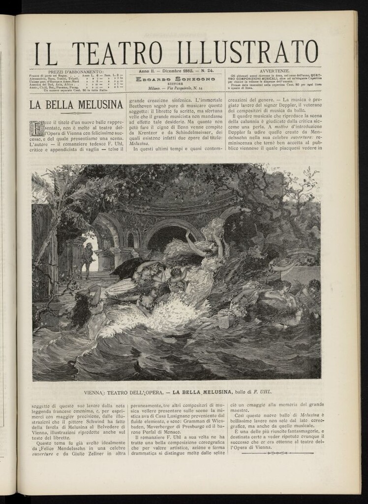 Miniatura de Il Teatro illustrato de diciembre de 1882, nº 24