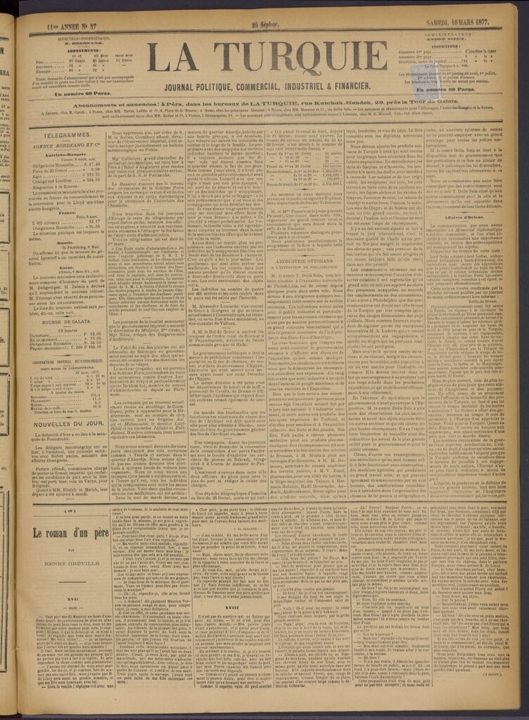 Miniatura de La Turquie del 10 de marzo de 1877, nº 57