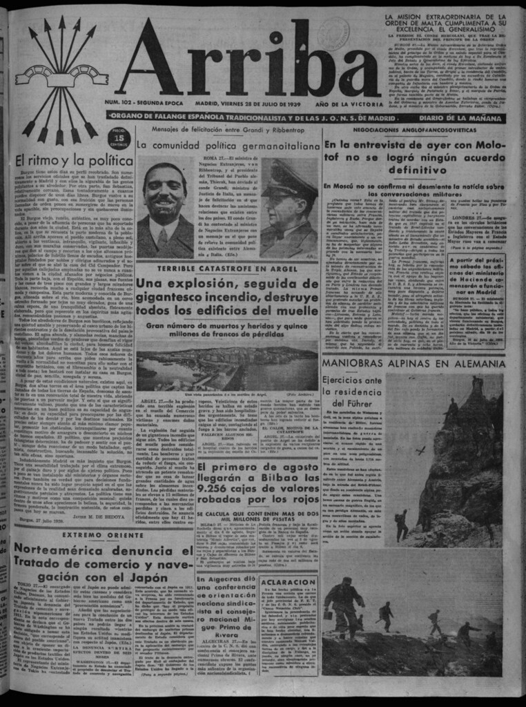 Miniatura de Arriba del 28 de julio de 1939