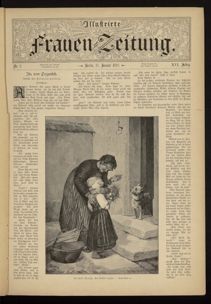 Miniatura de Illustrierte Frauen Zeitung del 13 de enero de 1889, nº 3