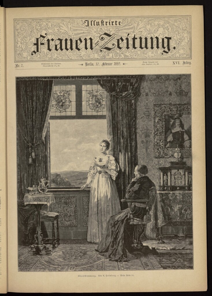 Miniatura de Illustrierte Frauen Zeitung del 10 de febrero de 1889, nº 7