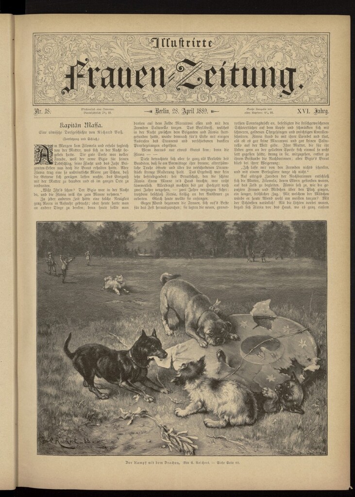 Miniatura de Illustrierte Frauen Zeitung del 28 de abril de 1889, nº 18