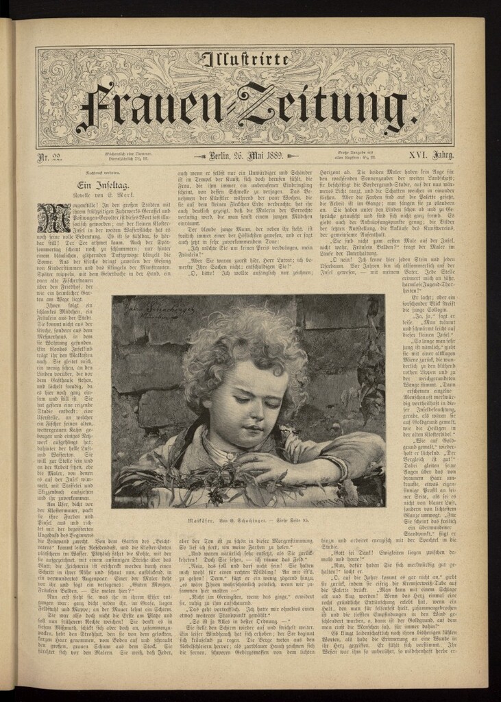 Miniatura de Illustrierte Frauen Zeitung del 26 de mayo de 1889, nº 22