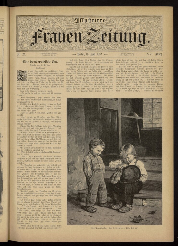 Miniatura de Illustrierte Frauen Zeitung del 14 de julio de 1889, nº 29