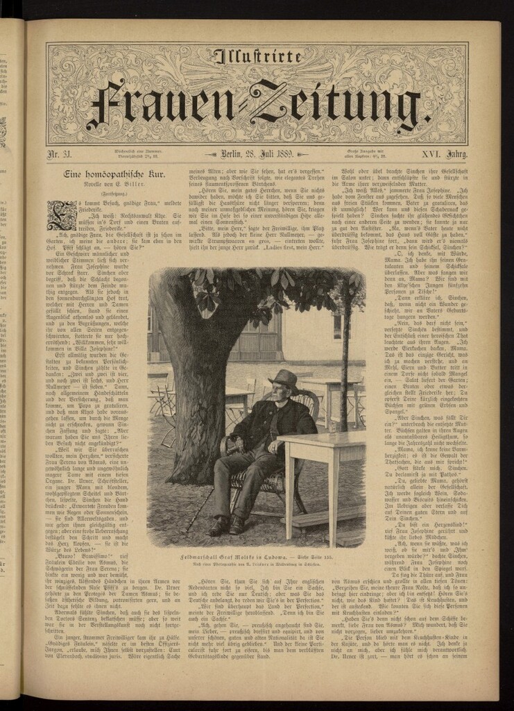 Miniatura de Illustrierte Frauen Zeitung del 28 de julio de 1889, nº 31