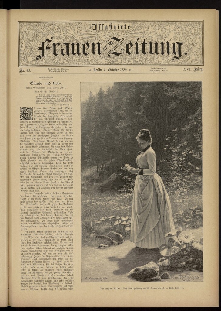 Miniatura de Illustrierte Frauen Zeitung del 6 de octubre de 1889, nº 41