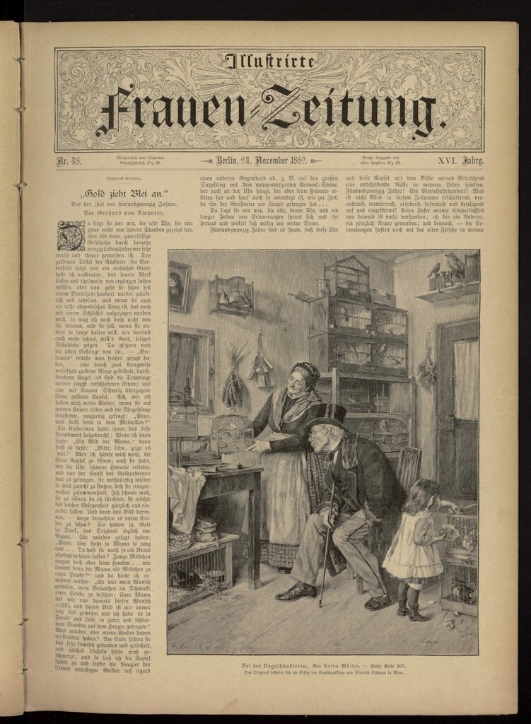 Miniatura de Illustrierte Frauen Zeitung del 24 de noviembre de 1889, nº 48