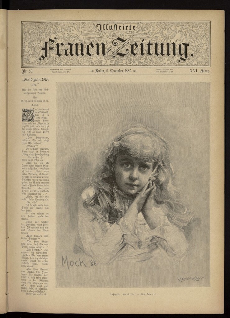 Miniatura de Illustrierte Frauen Zeitung del 8 de diciembre de 1889, nº 50