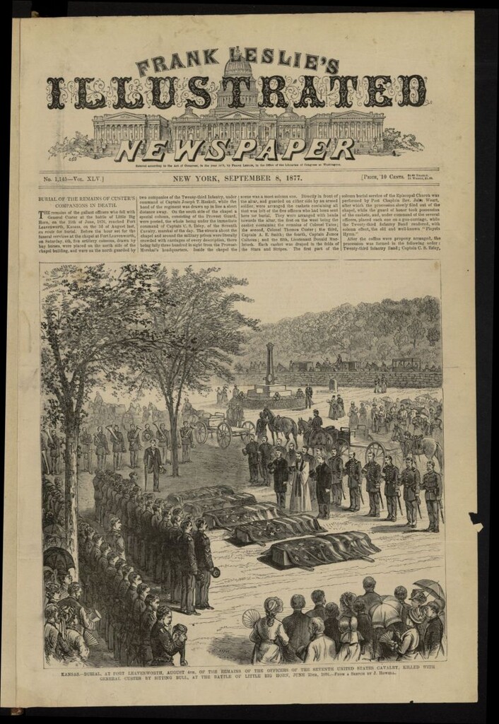 Miniatura de Frank Leslie´s Illustrated Newspaper del 8 de septiembre de 1877, nº 1,145